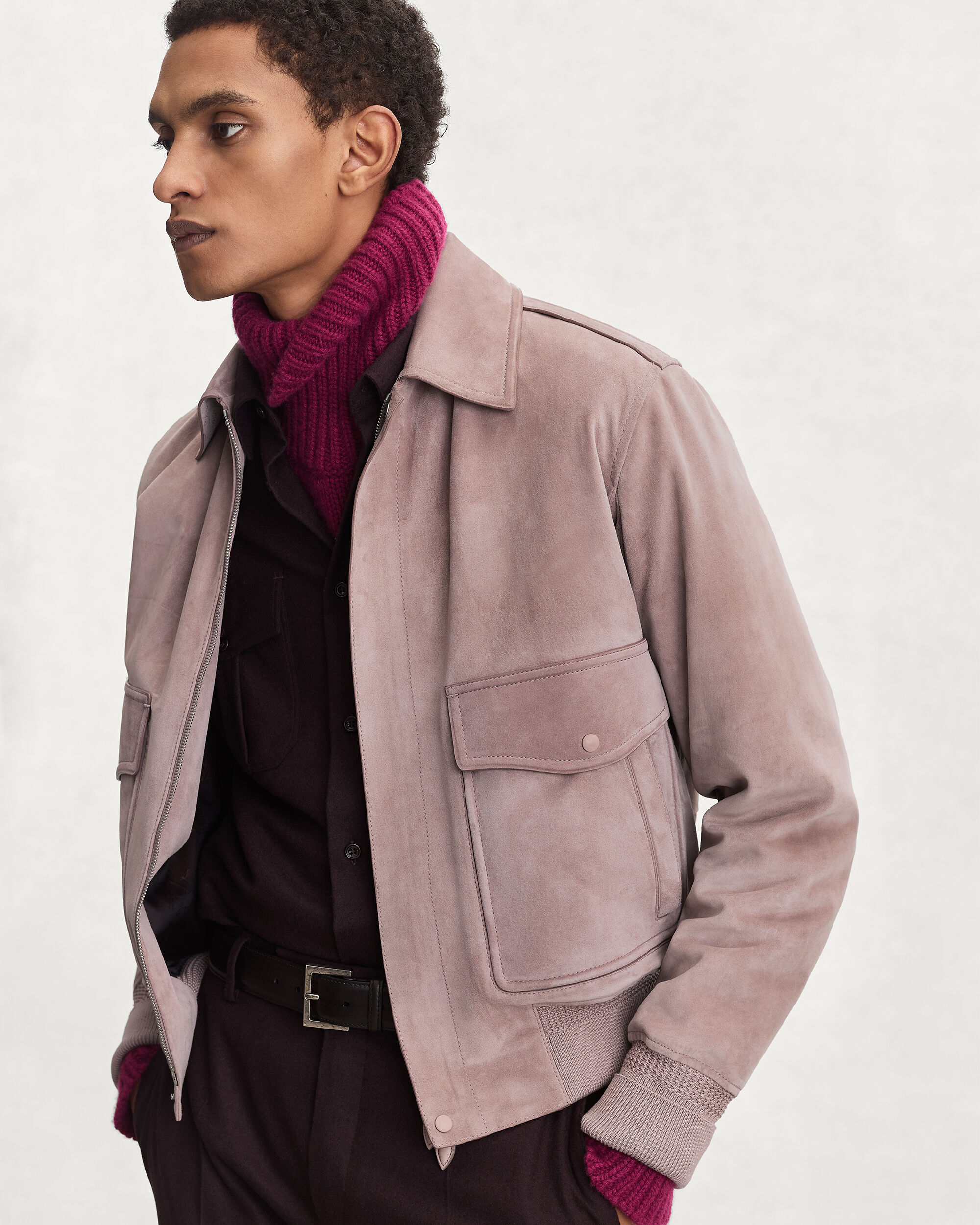 Flight Jacket, Antique Rose, hi-res