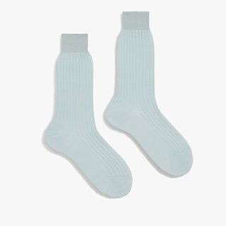 Alessandro Cotton Socks, GLACIAL BLUE, hi-res