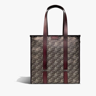 Cabas De Voyage Toile Marbeuf Tote Bag, DARK BROWN + MADURO, hi-res