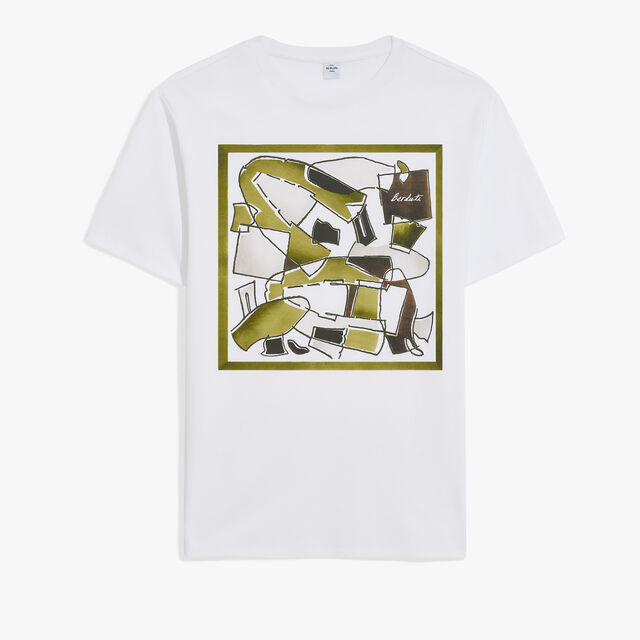 Shoe Collage T-shirt, OPTICAL WHITE/SHOE PATTERN GRE, hi-res 1