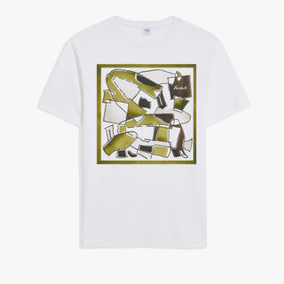 Shoe Collage T-shirt, OPTICAL WHITE/SHOE PATTERN GRE, hi-res