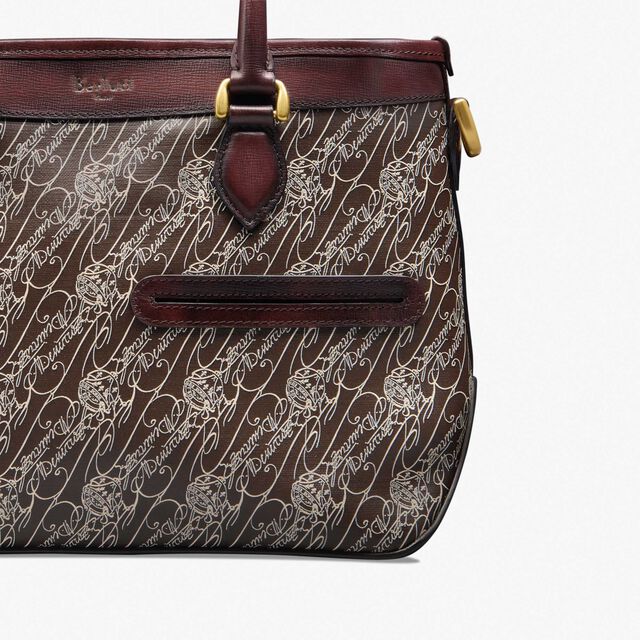 Toujours XS Toile Marbeuf Tote Bag, DARK BROWN + MADURO, hi-res 5