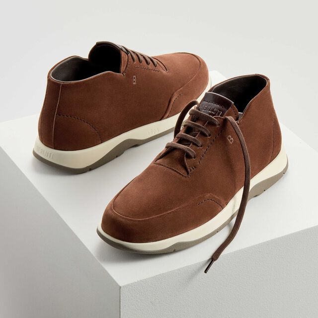 Échappée Suede Mid Top Derby, DOWN TOWN BROWN, hi-res 9
