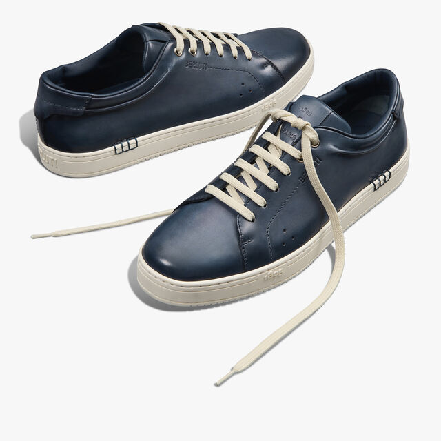 Playtime Venezia Calf Leather Sneaker, BLU MINERALE, hi-res 7