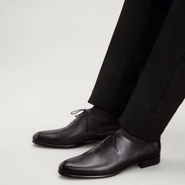 Alessandro Galet Leather Oxford, NERO GRIGIO, hi-res 2