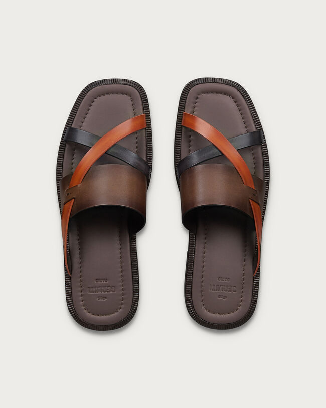 Icaria Sandal, Marrone Intenso & Arancio Verm, hi-res