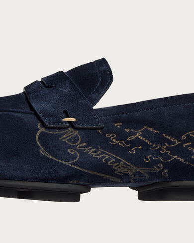 Lorenzo Drive Loafer, Navy, hi-res