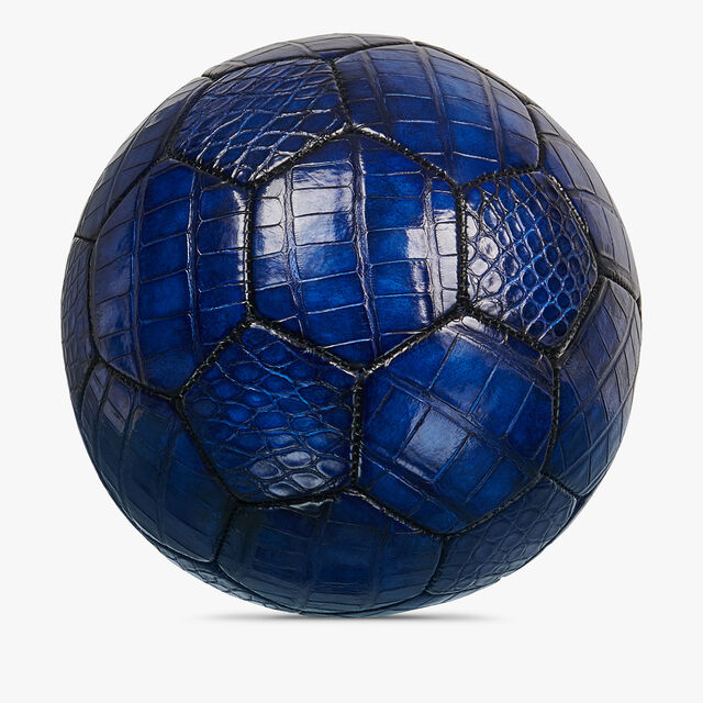 Ballon De Football En Cuir D'Alligator, NATURALE, hi-res 1