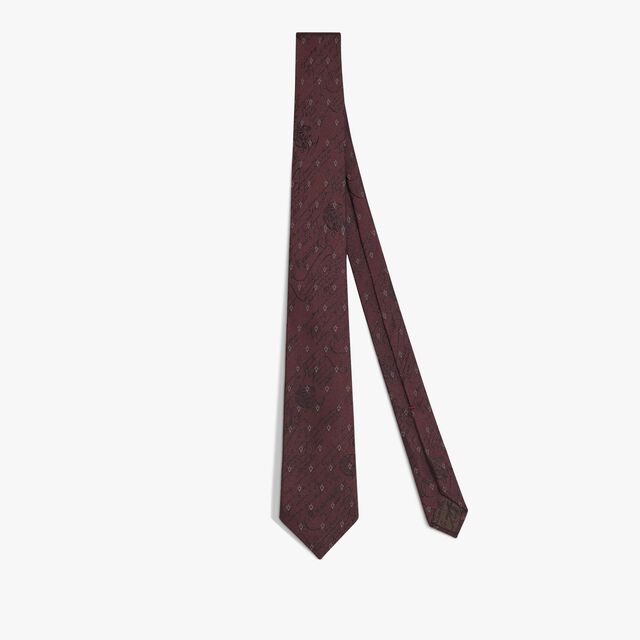 Cravates À Micro-Motifs Avec Fond Scritto, ST EMILION, hi-res 1