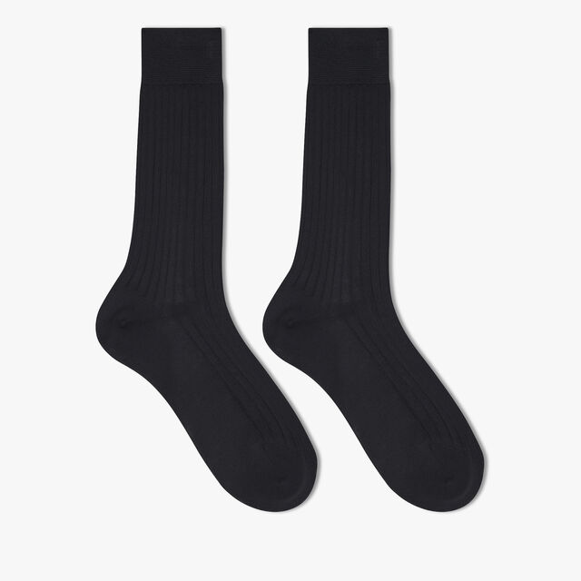 Alessandro Cotton Socks, NOIR, hi-res 1