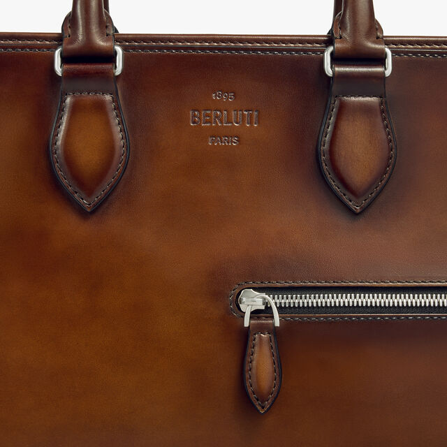Un Jour Leather Briefcase, CACAO INTENSO, hi-res 7