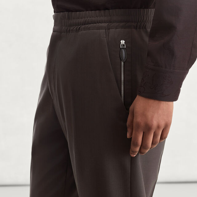 Fast Track Wool Jogpants, EARTH BROWN, hi-res 5