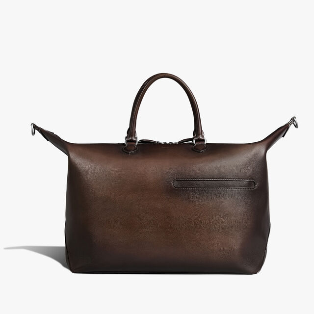 Toujours Soft Zipped Bag Leather Travel Bag, SOFT BROWN, hi-res 1