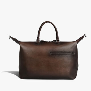 Toujours Soft Zipped Bag Leather Travel Bag, SOFT BROWN, hi-res