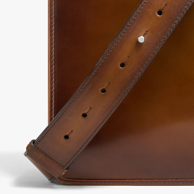 Deux Jours Leather Briefcase, CACAO INTENSO, hi-res 10