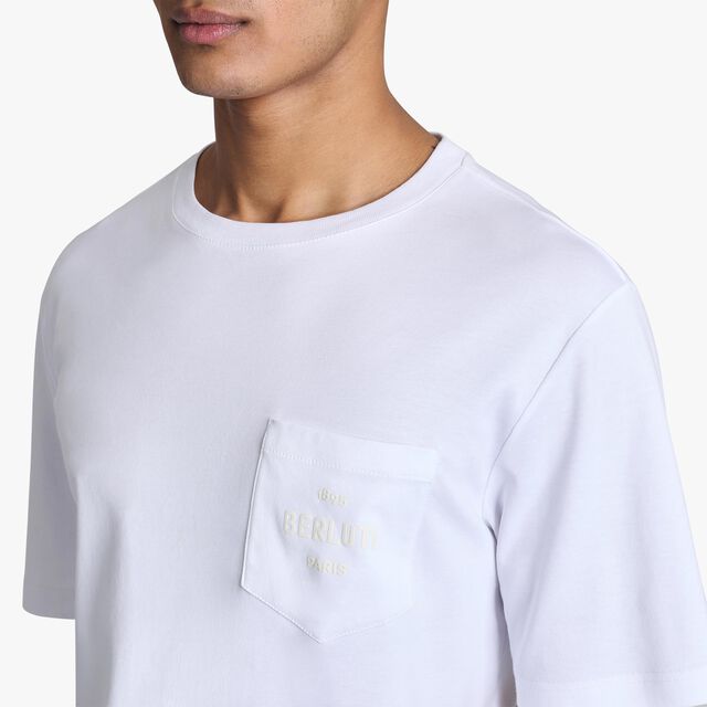 Pocket Logo T-Shirt, BLANC OPTIQUE, hi-res 5