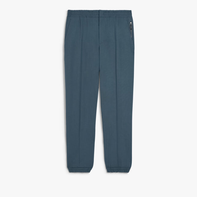 Stretch Wool Jogpants, GREYISH BLUE, hi-res 1