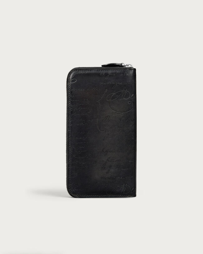 Itauba Long Zipped Wallet, Nero Grigio, hi-res