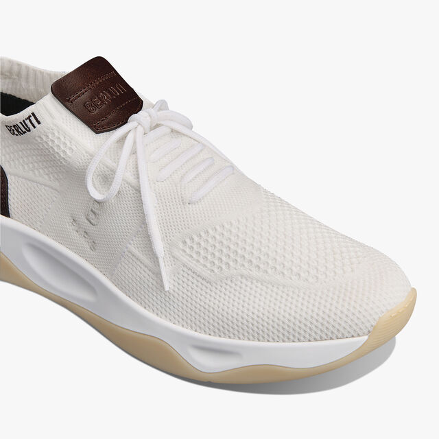 Shadow Knit And Lagoon Calf Sneaker, WHITE, hi-res 4