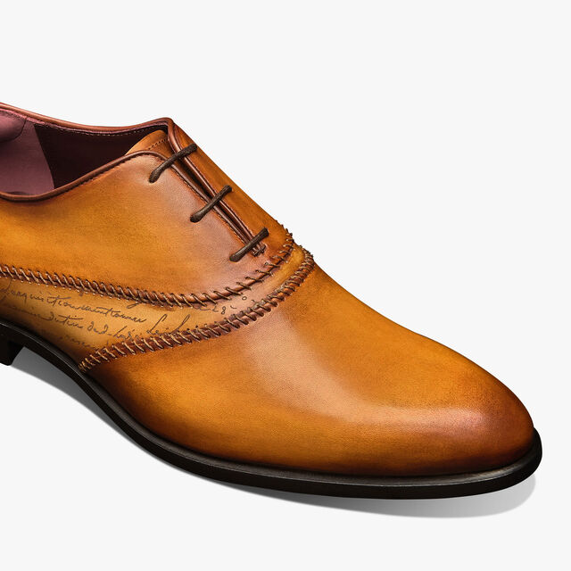 Rapiécé-Reprisé Scritto Leather Oxford, ICE GOLD, hi-res 6