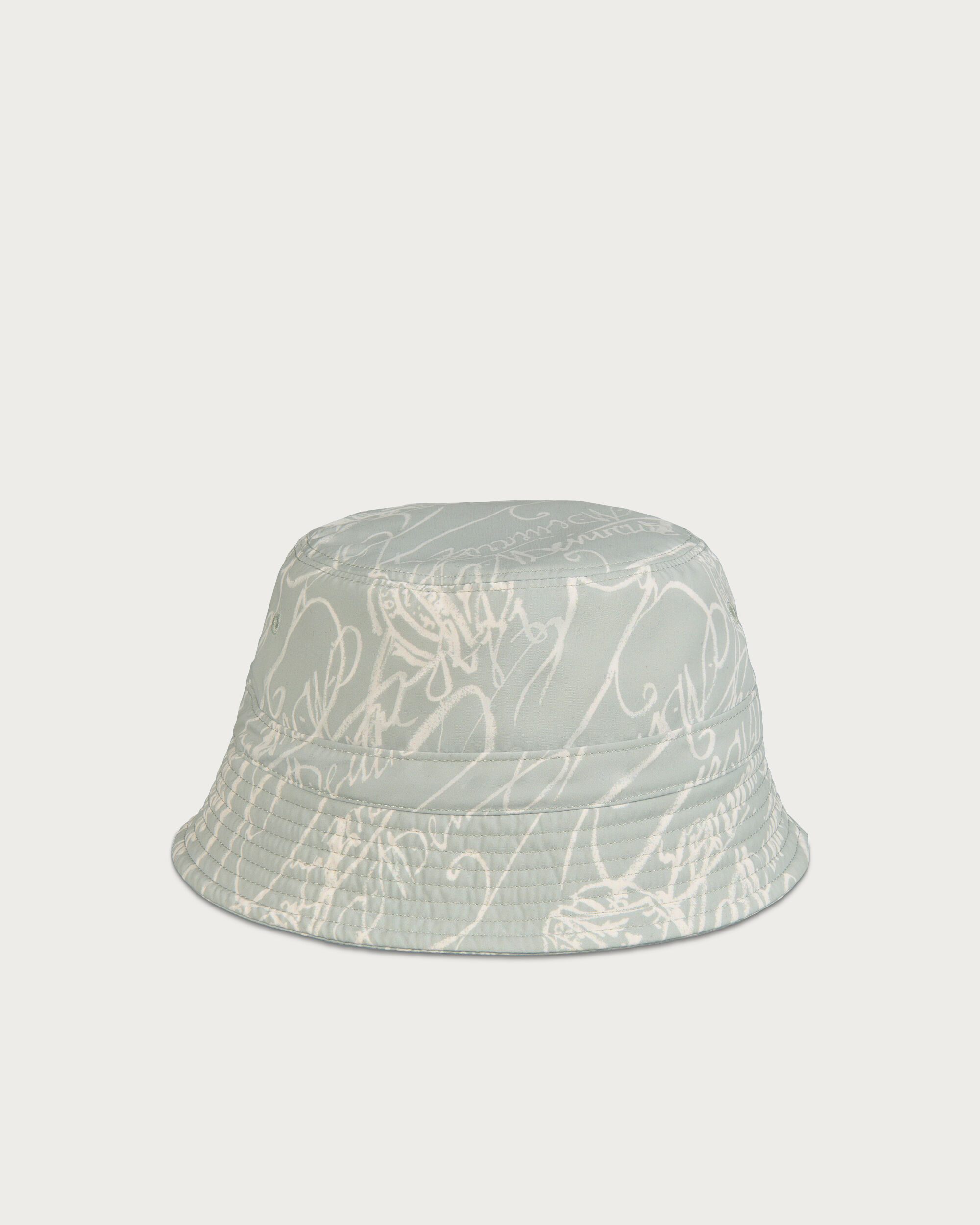 Scritto Pattern Bucket Hat, Celadon Scritto, hi-res