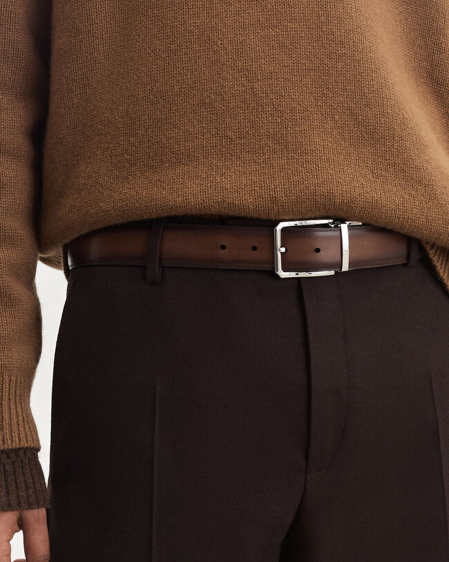 Versatile Reversible Belt, Abisso & Marrone Intenso, hi-res
