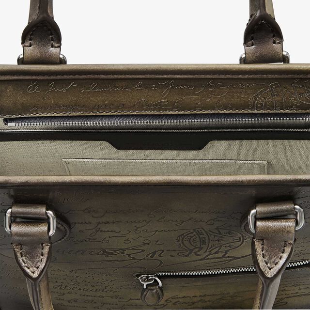 Premier Jour Cabas Scritto Leather Tote Bag, APPENNINI, hi-res 5