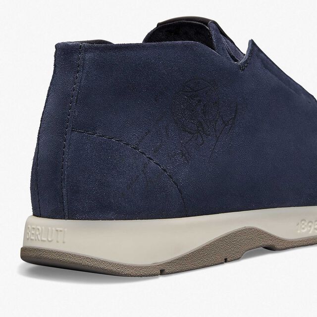 Échappée Scritto Suede Slip-On, BLU, hi-res 5
