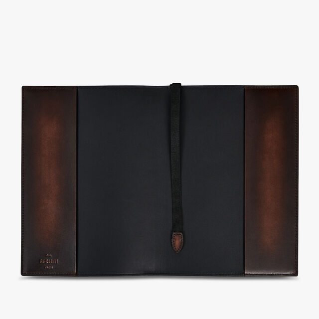Venezia Scritto Leather A5 Notebook Cover, TDM INTENSO, hi-res 3