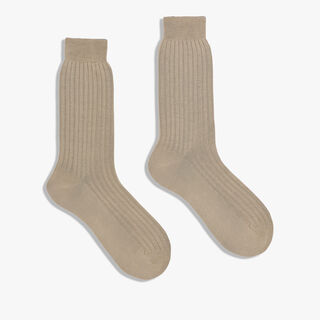 Alessandro Cotton Socks, NATURAL BEIGE, hi-res