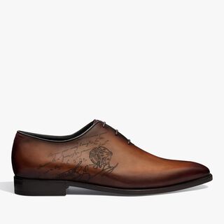 Alessandro Demesure Neo Scritto Leather Oxford, CACAO INTENSO, hi-res