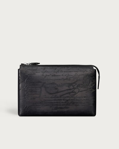 Tersio Zipped Pouch, Nero Grigio, hi-res