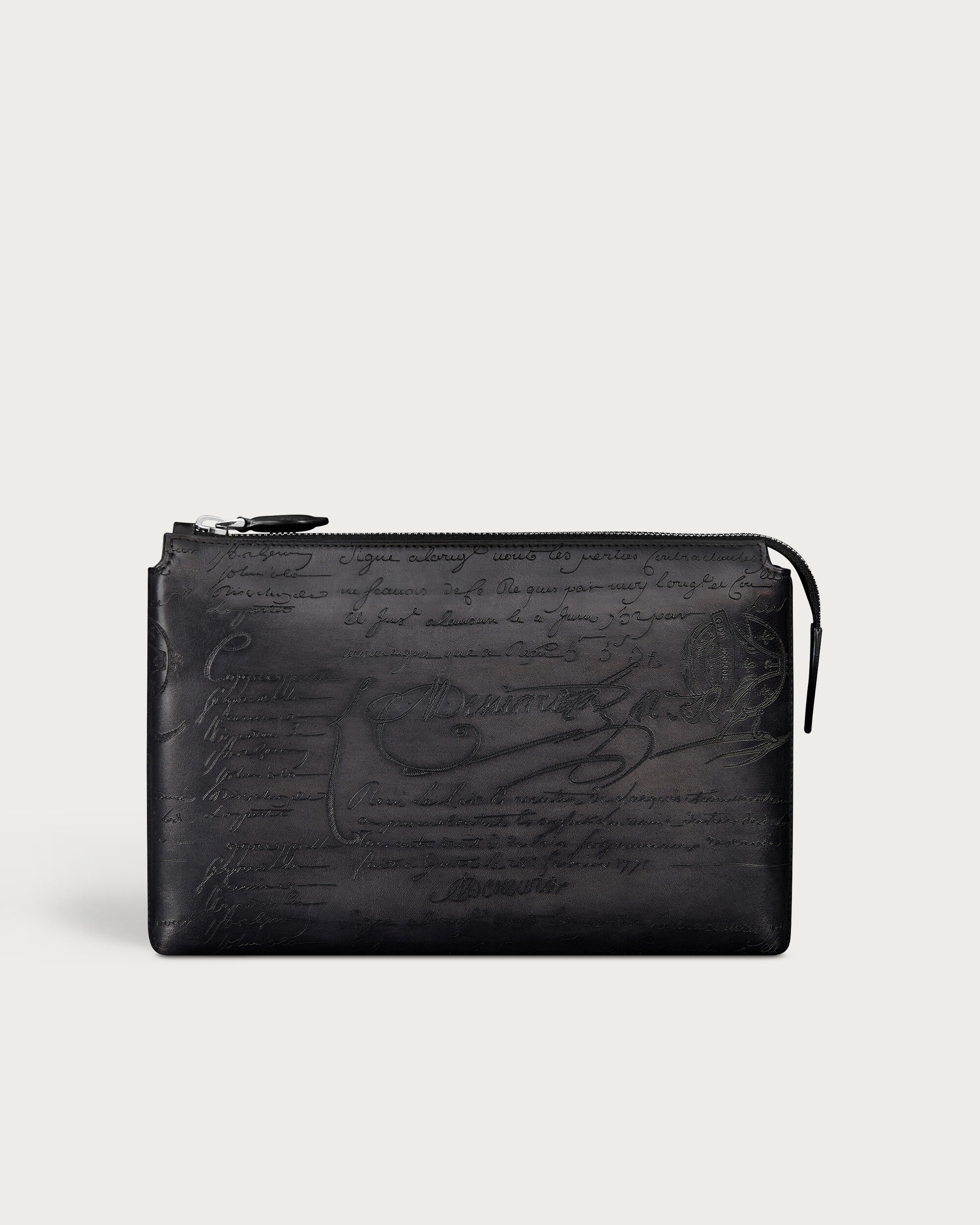 Tersio Zipped Pouch, Nero Grigio, hi-res