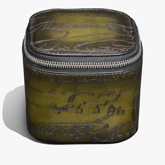 Watch Case 1 Scritto Leather, NERO CAVIAR, hi-res 2