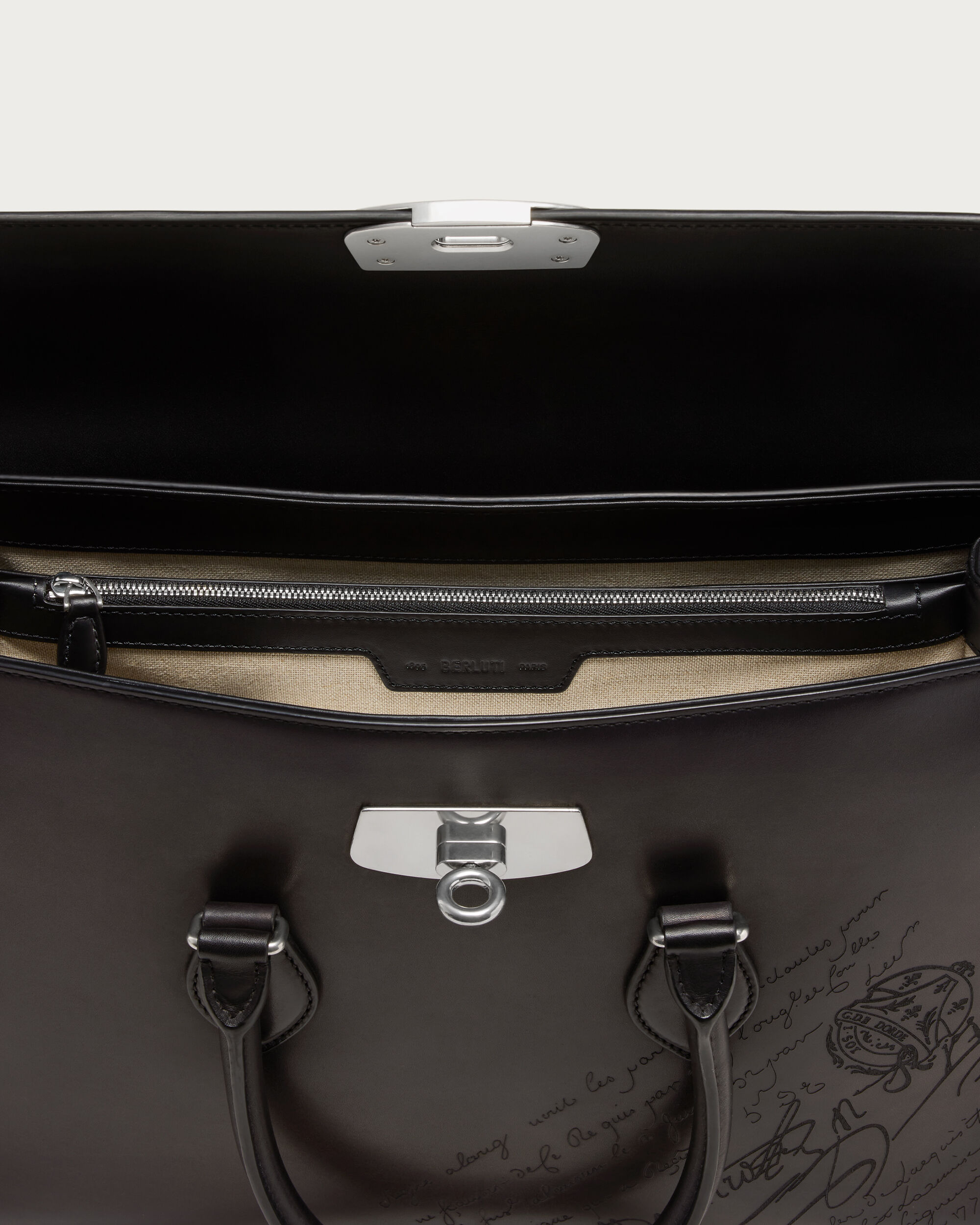 E'Mio Briefcase, Nero Grigio, hi-res