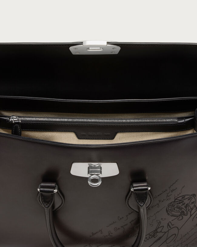 E'Mio Briefcase, Nero Grigio, hi-res