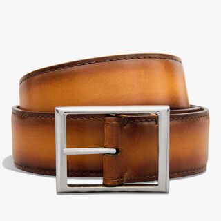 Classic Scritto Leather 35 Mm Reversible Belt