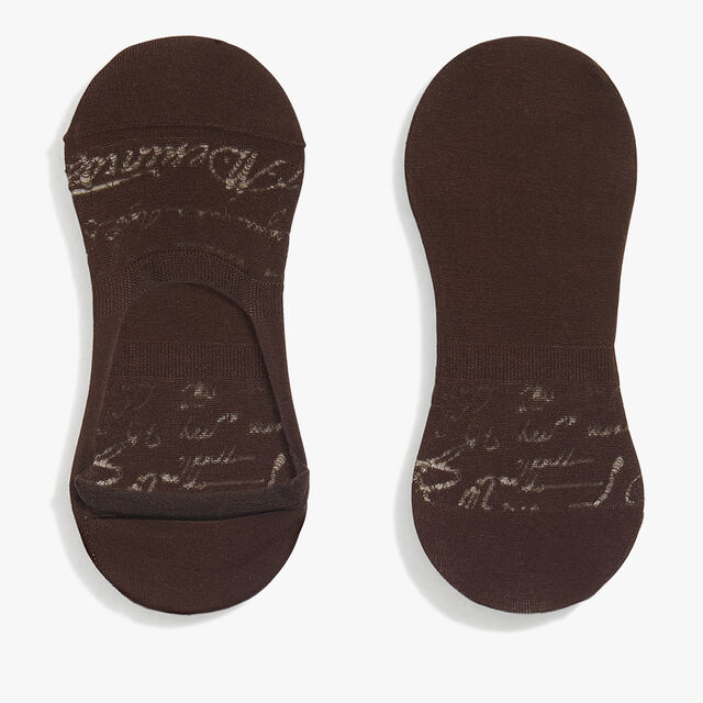 Ghost Scritto Socks, SIGNATURE BROWN, hi-res 1