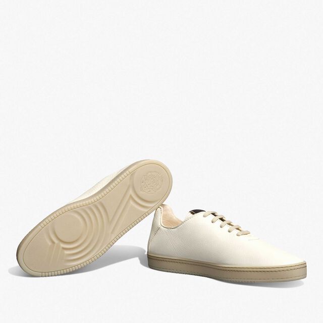 Eden Scritto图纹皮革牛津鞋, WHITE, hi-res 4