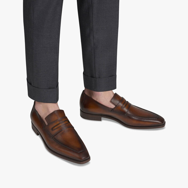 Andy Démesure Leather Loafer, TOBACCO BIS, hi-res 7