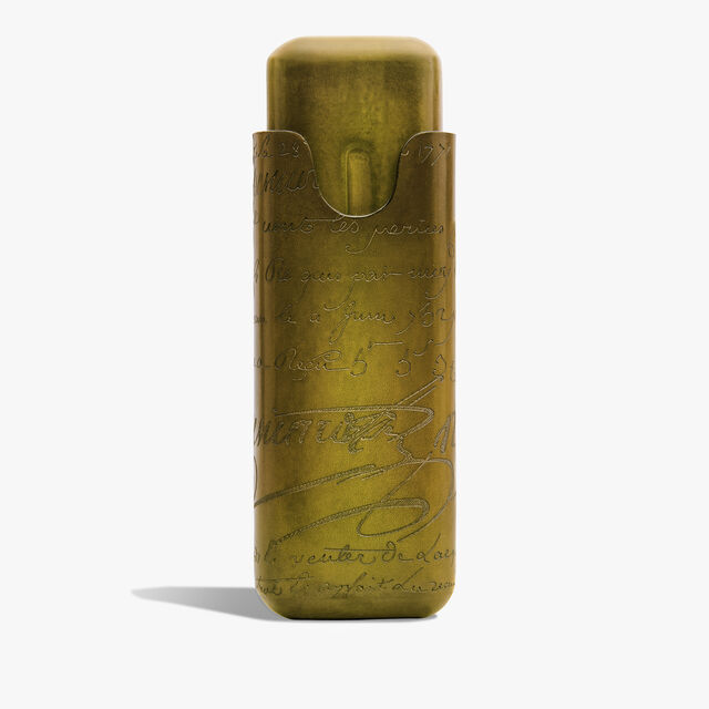 Cigar Case 2 Scritto Leather, JUNGLE GREEN, hi-res 2