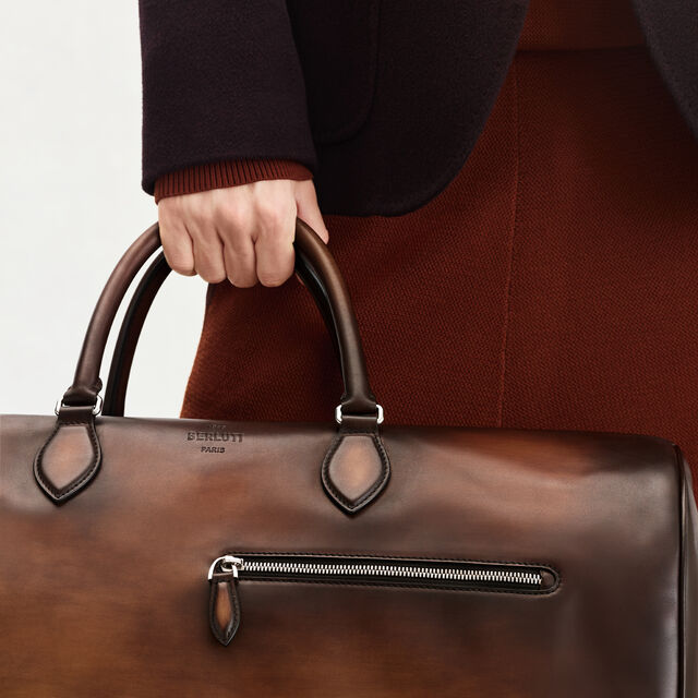 Jour Off GM Leather Travel Bag, CACAO INTENSO, hi-res 7