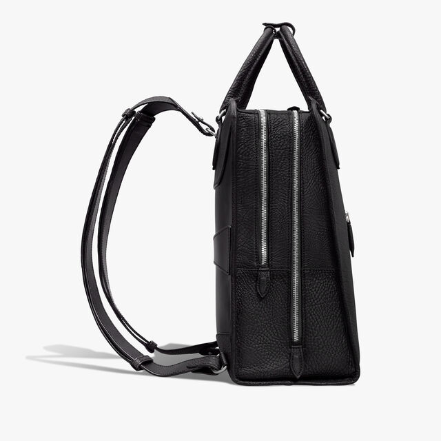 Premier Jour Leather Backpack, CARBON BLACK, hi-res 4