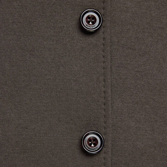 Jersey Wool Jacket, CHOCOLATE BROWN, hi-res 4