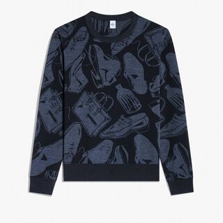 Jacquard Wool Crewneck Jacquard Wool Crewneck