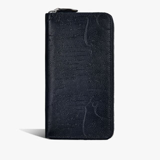 Itauba Scritto Leather Long Zipped Wallet Itauba Scritto Leather Long Zipped Wallet