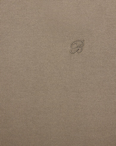 B-Thabor Embroidery Short-Sleeves Crewneck, Sepia, hi-res