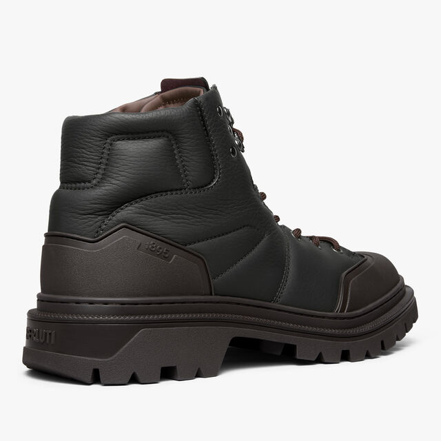 Brunico Parcours Deer Leather And Rubber Boot, BLACK, hi-res 5