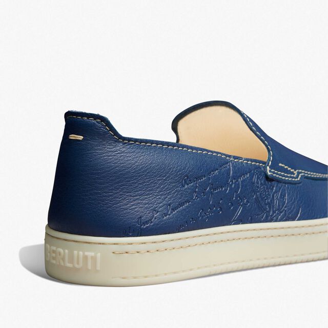 Eden Scritto Leather Loafer, BLU SHADOW, hi-res 5