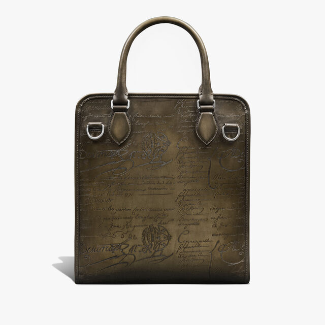Premier Jour Cabas Scritto Leather Tote Bag, APPENNINI, hi-res 3